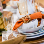 image of a place setting for thanksgiving dinner