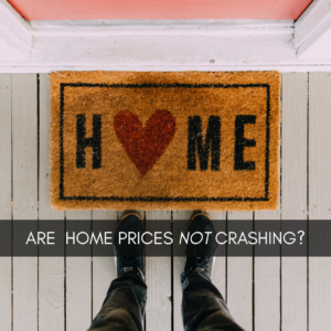 Image of a door mat that says home